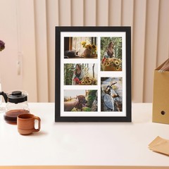 11×14 Collage Picture Frame, 4×6 Collage Picture Frame, Displays Five 4×6 inch