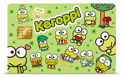 Cute Keroppi Pattern Credit Card Skin Vinyl Wrap Debit Card Decal