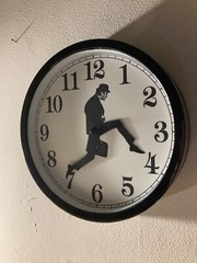 Ministry of Silly Walks Wall Clock Monty Python