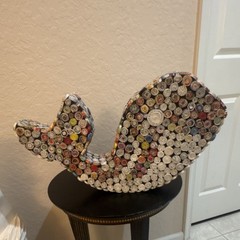 Cynthia Rowley Multicolor Paper Whale Decorative Sculpture for Any Room
