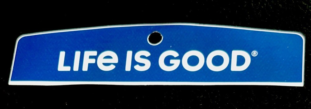 LIFE IS GOOD STICKER✨🤍✨💙✨🤍✨💙✨🤍✨🤍✨6” x 1/2”✨GLOSSY✨AWESOME✨🌟💫