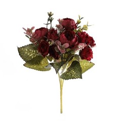 A bouquet of European-style faux peony simulation flowers for home decor