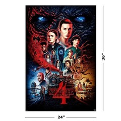Stranger Things – Seasons 1, 2, 3, 4 & 5 – TV Show Poster Set (Regular Styles 4)