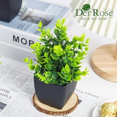 Artificial Potted Plants Faux Indoor Lifelike Decor For Bathroom Office Shelf