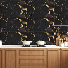 11.8in Peel and Stick Marble Wall Tile Waterproof Self Adhesive Bathroom Decor