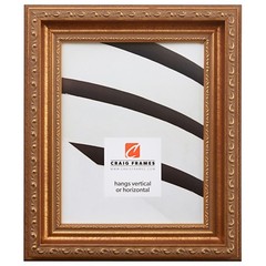 Craig Frames Antique Gold Ornate Picture Frames, 2″ Wide French Country Style