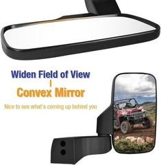 Polaris Ranger Mirrors Door Mounted, Ranger Northstar Side View Mirrors Compatib