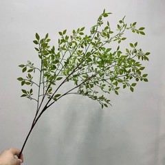 4 Pack Artificial Leaves Stems 43.4 Inch Long Faux Nandina Greenery Bunch Pla…