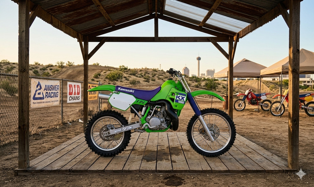 1988 Kawasaki KX500 Motorcycle Motocross POSTER 24 X 36 INCH Sweet!