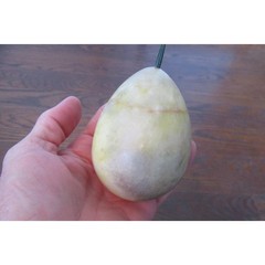 Stone Vegetables Egg Plant and Pear 4 inches