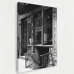 1936 Lebanon Restaurant 88 Washington St NYC 12″ x 16″ Canvas