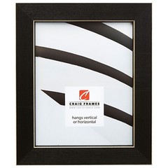 Craig Frames 1.5″ Shaker, Black Wood Picture Frame