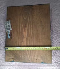Vintage Wooden Amish Doll Teddy Bear Sign Wall Decor Farm Cottagecore Plaque