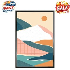 20×30 Rounded Black Poster Frame Wall Art Display Picture Frame