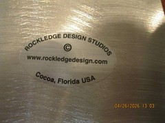 Rockledge Design Studios Christopher Royal Wall Panels Deco Face Aluminum 7″X13″
