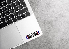 Newsom 2028 Decal Sticker Vote President CA USA Gavin Anti Trump MAGA Political