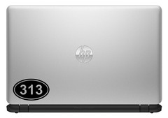 Personalized Area Code or Zip Code 1 Color Custom Oval Vinyl Decal Sticker