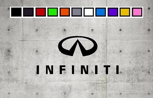 Infiniti LOGO Vinyl Decal Sticker Emblem Car Truck Window 4″ 6″ 8″