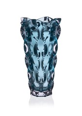 Crystal Glass Vase 12 » Centerpiece Flower Vase Aquamarine Bohemian Crystal
