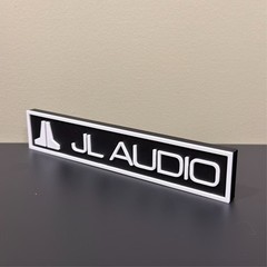 JL Audio 3D Printed Decor Display Sign Car Audio Sound Art