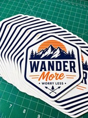 Custom Vinyl Stickers Die Cut Logo Waterproof Gloss Labels Decals Full Color