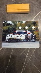 Rexy Porshe GTR Skeleton Aluminum Sublimated Glossy Wall/Desk Art With Stand