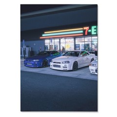 Nissan GTR R34 Skyline Art Print #019 – High Resolution Iconic Automotive Decor