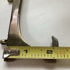 Vintage Solid Brass Folding Display Stand By Liards Ltd. Made In India 5” Tall