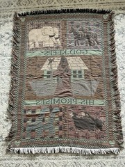 God Keeps His Promises Tapestry Blanket Christian Bible Nursery 42 x 30 in