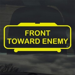 Front Toward Enemy Claymore Mine Custom Vinyl Decal Sticker