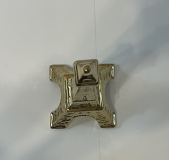 Gold Ceramic Eiffle Tower Table Decor Paris France Statue 12×5”