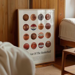 Evolution of Basketball Print, Sports Wall Art, Boys Room Decor, Basketball Gift