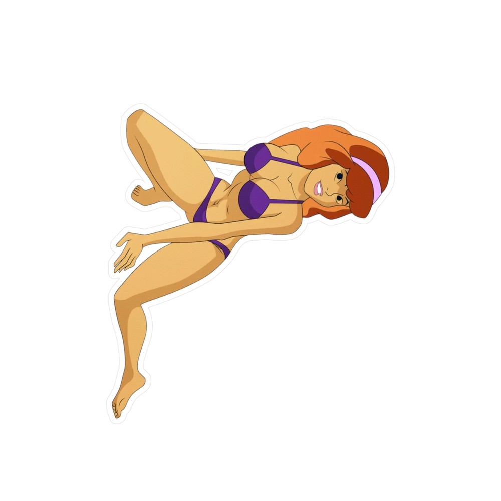 Scooby Doo Daphne Blake Kiss-Cut Vinyl Decals, Wall Art, Gift, Laptop, Skate