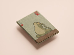 Yoga Frog Art Poster – Traditional Ukiyo-e Canvas – Zen Meditation Wall Decor