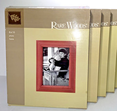 Burnes of Boston Picture Frame 8×10 Rare Woods Country Fair Cranberry LOT Of 4