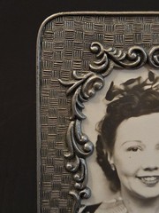 Minature Pewter Metal Picture Frame 3″ x 2.5″ For 2″ x 1.5″ Photo No Glass VTG