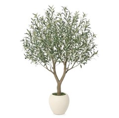 Olive Trees Artificial Indoor,5Ft Large Faux Plants,Tall Fake Tree with 12in …