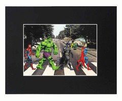 Marvel Superheroes 8×10 matted Art Print Printed Poster Decor picture Artworks