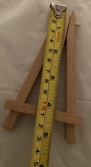 5 pieces Mini Wood Display Easel for Displaying Small Canvases, Photo (C2)