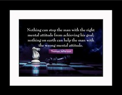 Thomas Jefferson Nothing Can Stop Poster Print Picture or Framed Wall Art