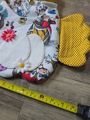 Alice In Wonderland Handmade Wall Pocket Holder Chicken 15 Inches