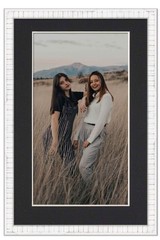 11×22 Frame White With Black Picture Mat For 11×22 Photo – White 13×24 Frame To