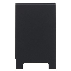 HUBERT® A-Frame Sign Holder Black Matte Plastic – 4″L x 6″H