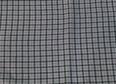 Yves Delorme Purple Gabriel Throw Blanket Fringed Houndstooth Merino Wool NEW