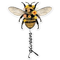 Queen Bee – Vinyl Decal Sticker – Car Window Laptop – ebn8651