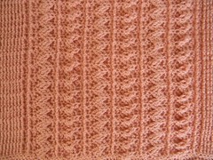 Handmade Crochet 🧣 Afghan / Throw / Shawl 🧣 100% Acrylic – Coral (26″ x 67″)
