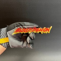 1x Blood Demon Custom Text 3D Acrylic Car Emblem Badge Multicolor Laser Cut