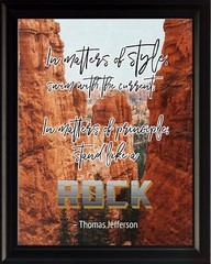 Thomas Jefferson In Matters Of Style Poster Print Picture or Framed Wall Art