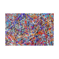 Abstract Expressionism Drip & Splash Style Color Paint – Canvas Wall Art Print