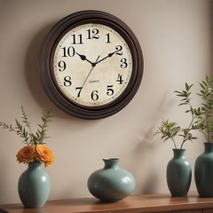 Elegant 12-Inch Vintage Wall Clock – Silent Non-Ticking for Any Room
